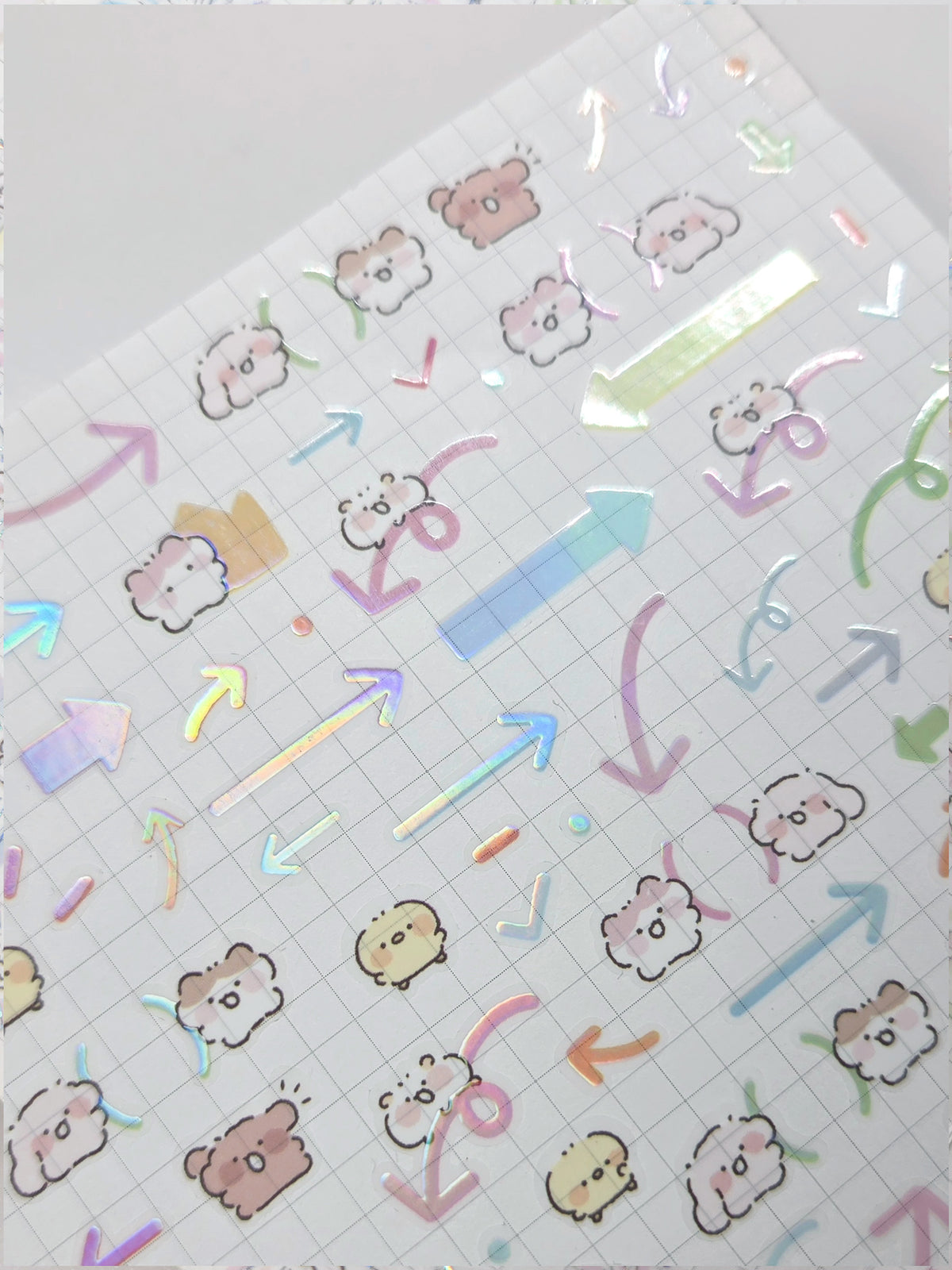 [NN08] NEW Nyung Nyung Shop 'Rounded Arrows' Kisscut Masking Tape