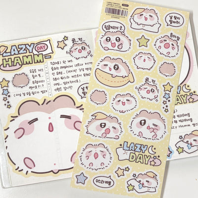 [MM77] NEW Maimoi 'Lazy Hamm' Sticker Sheet
