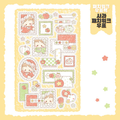 [DC176] NEW Danchoo 'Patchwork Stamp' Sticker Pack