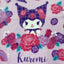 [SN06] Sanrio Kuromi Roses Face Towel