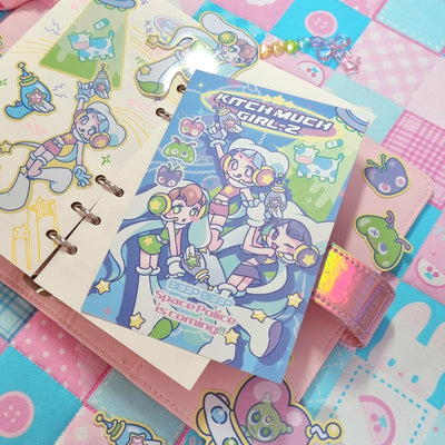 [KM09] NEW Kitch Much 'Go! Galaxy Police!' Postcard