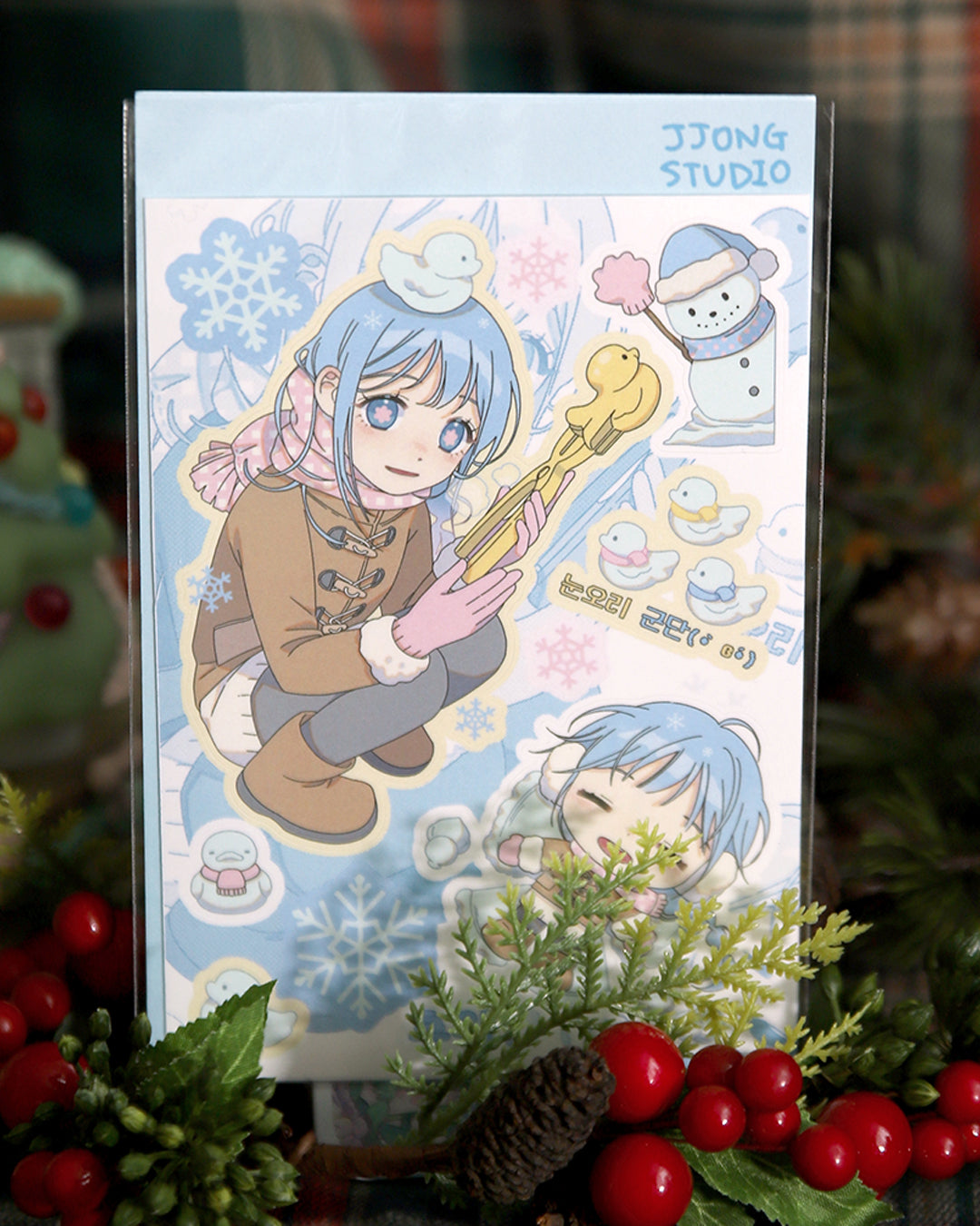 [JJ66] NEW Jjong Studio 'Snow Duck' Sticker Sheet