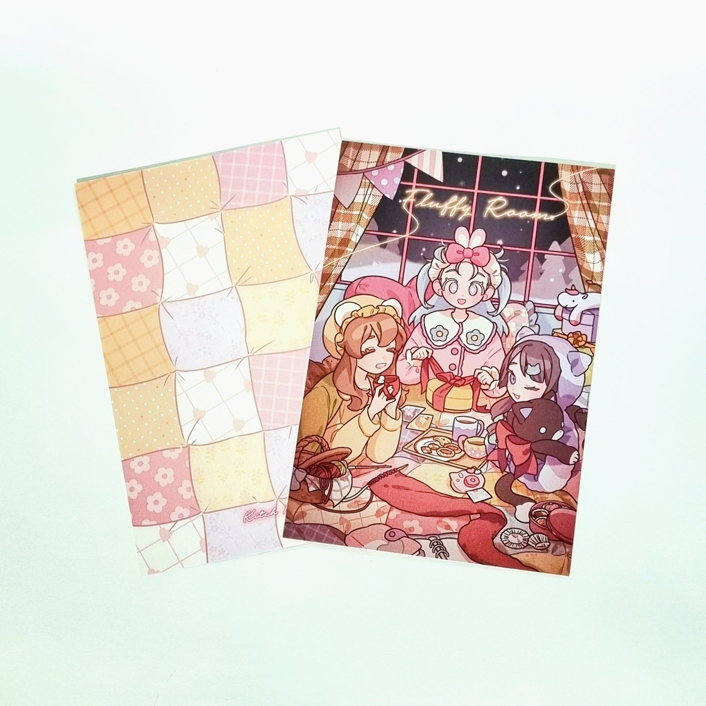 [KM11] NEW Kitch Much 'Fluffy Room' Postcard