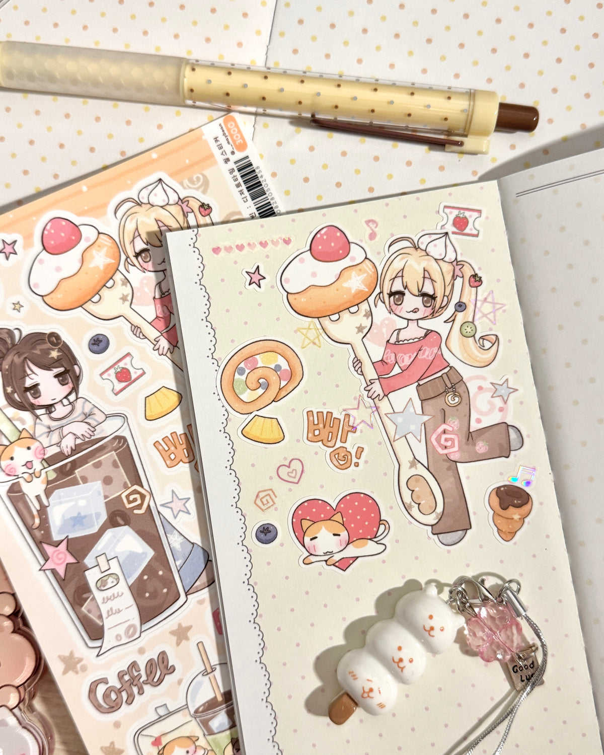 [MB52] NEW Maybean 'Dessert Time' Sticker Sheet