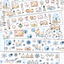 [MB49] NEW Maybean x Sopu Village Collab 'Winter Story' Sticker Pack/Kisscut Tape Set