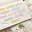 [MB46] NEW Maybean 'Vine Fence' Memo Paper Kisscut Masking Tape