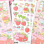 [MB02] NEW Maybean 'Sweet & Tart Strawberry' Sticker Sheet Pack (Single/Pack)