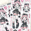 [GP30] NEW Ghost Peach 'Sweet Pink Halloween' Matte Pearl Sticker Sheet