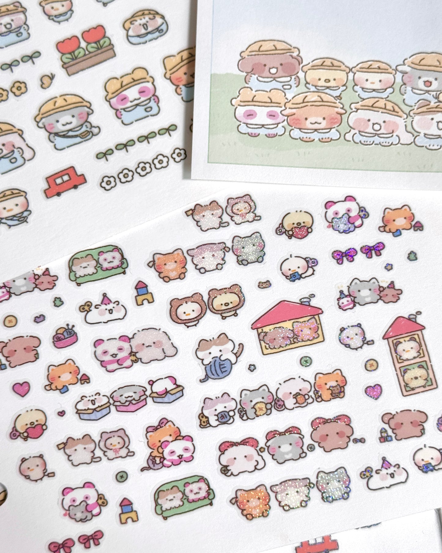[MB37] NEW Maybean × NyungNyung Shop 🐥 'Sunshine Class' Collaboration Kiss-Cut Pack