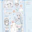[MB51] NEW Maybean 'Hello Snowman' Sugar Glitter Sticker Sheet