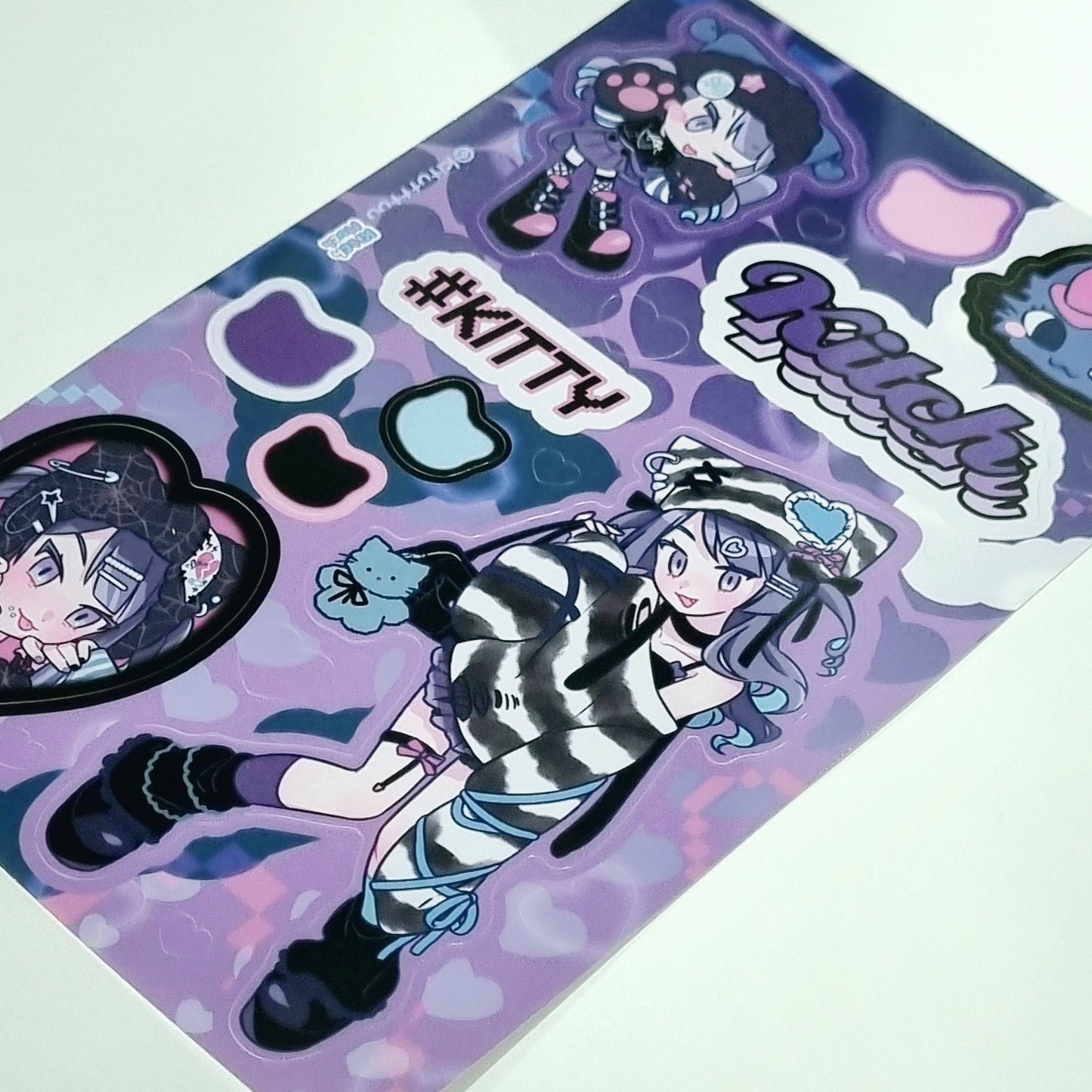 [KM05] Kitch Much 'Hip Hip!' Sticker Sheet (options)