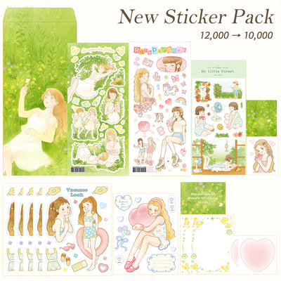 [BR11] by.rana 'Rana Garden in July' Sticker Sheet Pack (Pack/Single)