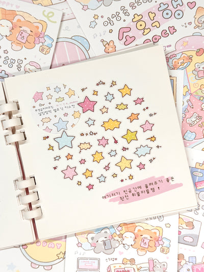 [MB13] NEW Maybean 'Sugar Covered Star Pieces' Kisscut Masking Tape