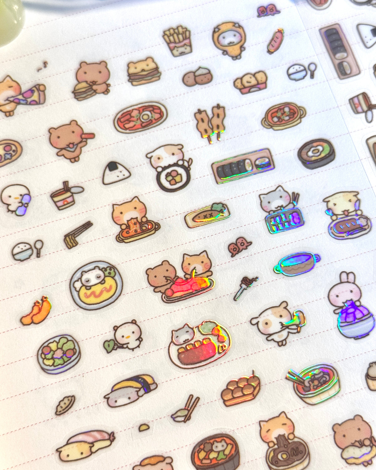 [MB53] NEW Maybean '3D Aurora Foil/Glitter Silver Foil' Kisscut Masking Tape (options)