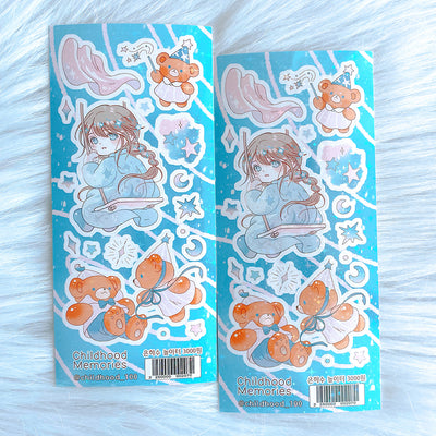 [CM29] NEW Childhood Memories 'Galaxy Playground' Twinkle Holo Sticker Sheet