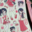 [GP33] NEW Ghost Peach 'Red Plaid Lookbook' Sticker Sheet