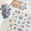 [MB47] NEW Maybean 'Pitter-Patter Friends/The Silly Dung Dungs' Kisscut Masking Tape (options)