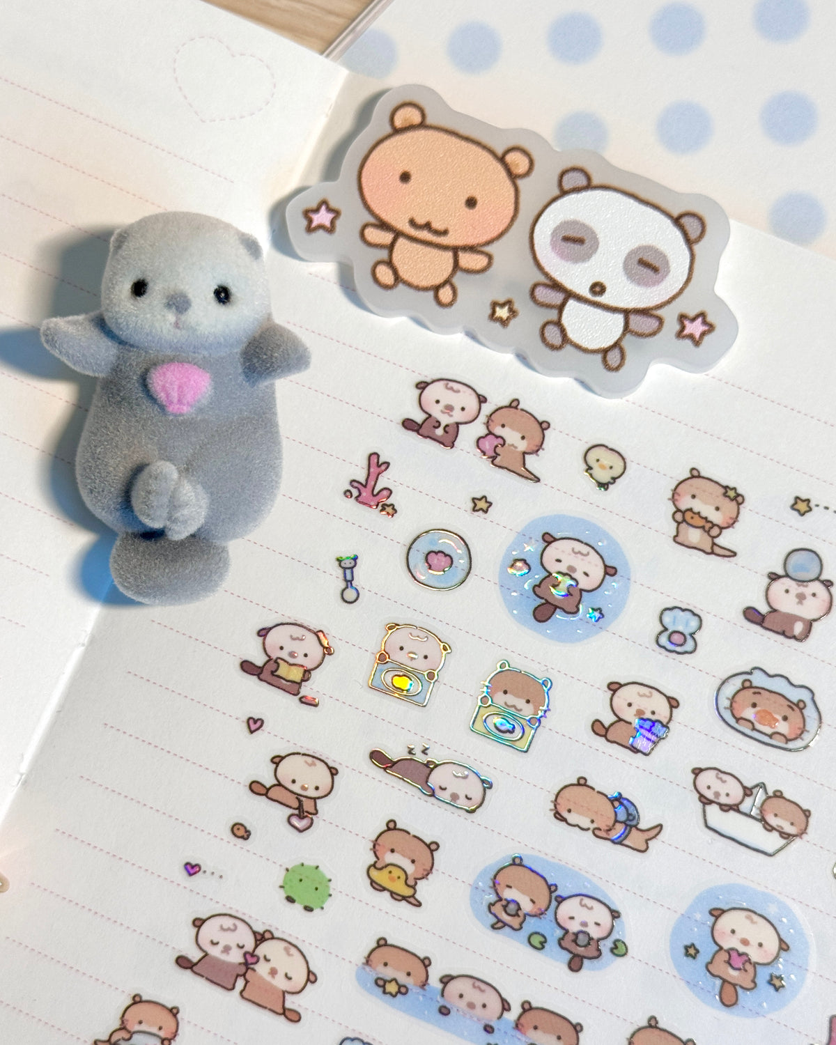 [MB47] NEW Maybean 'Pitter-Patter Friends/The Silly Dung Dungs' Kisscut Masking Tape (options)