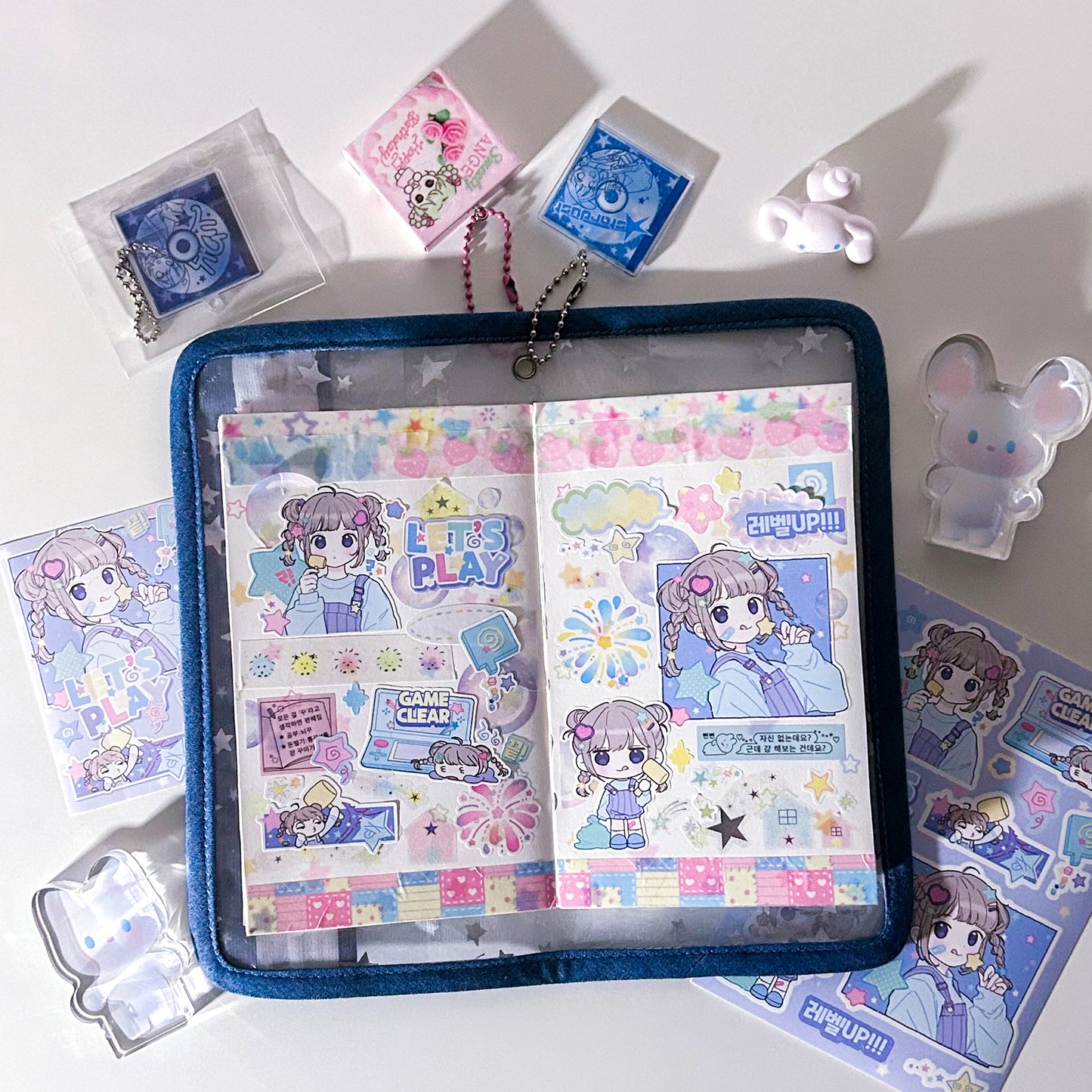 [CB20] NEW Cute Bus 'Pop-Pop Parabara Star' Sticker Sheet