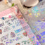 [MB44] NEW Maybean 'NEW 3D Holo Foil Kiss-Cut Masking Tape' (options)