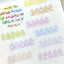 [MB46] NEW Maybean 'Vine Fence' Memo Paper Kisscut Masking Tape