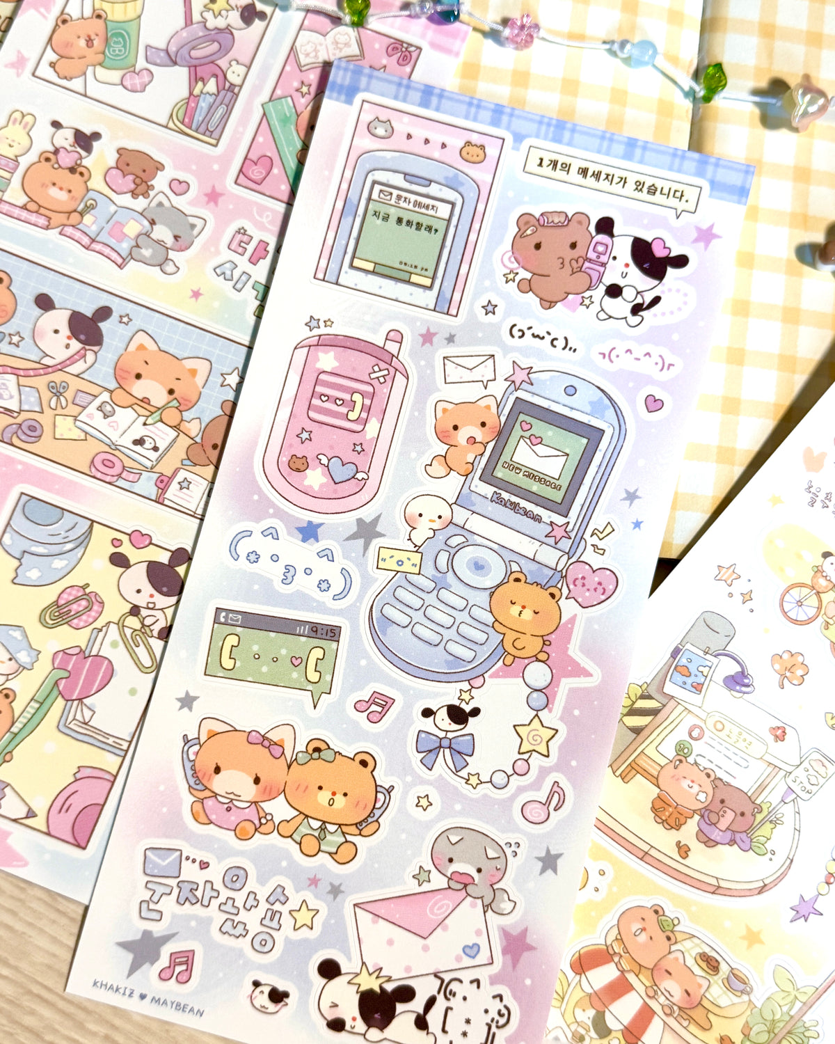 [MB50] NEW Maybean x Kakiz Collab 'Sunset Memory' Sticker Pack