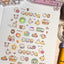 [MB47] NEW Maybean 'Pitter-Patter Friends/The Silly Dung Dungs' Kisscut Masking Tape (options)