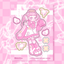[KM12] NEW Kitch Much 'Momoiro/Mizuiro Angel' Sticker Sheet (options)