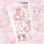 [GP27] NEW Ghost Peach 'Pink Bear Angel' Sticker Sheet