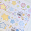 [MM88] NEW Maimoi Cotton Candy Flavored Star Pieces Kiss-cut Masking Tape 35mm x 5m