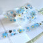 [MM93] NEW Maimoi Sparkly Summer Kiss-cut Silver Foil Masking Tape 25mm x 5m