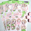 [GP01] NEW Ghost Peach 'I Love Pink' Sticker Sheet
