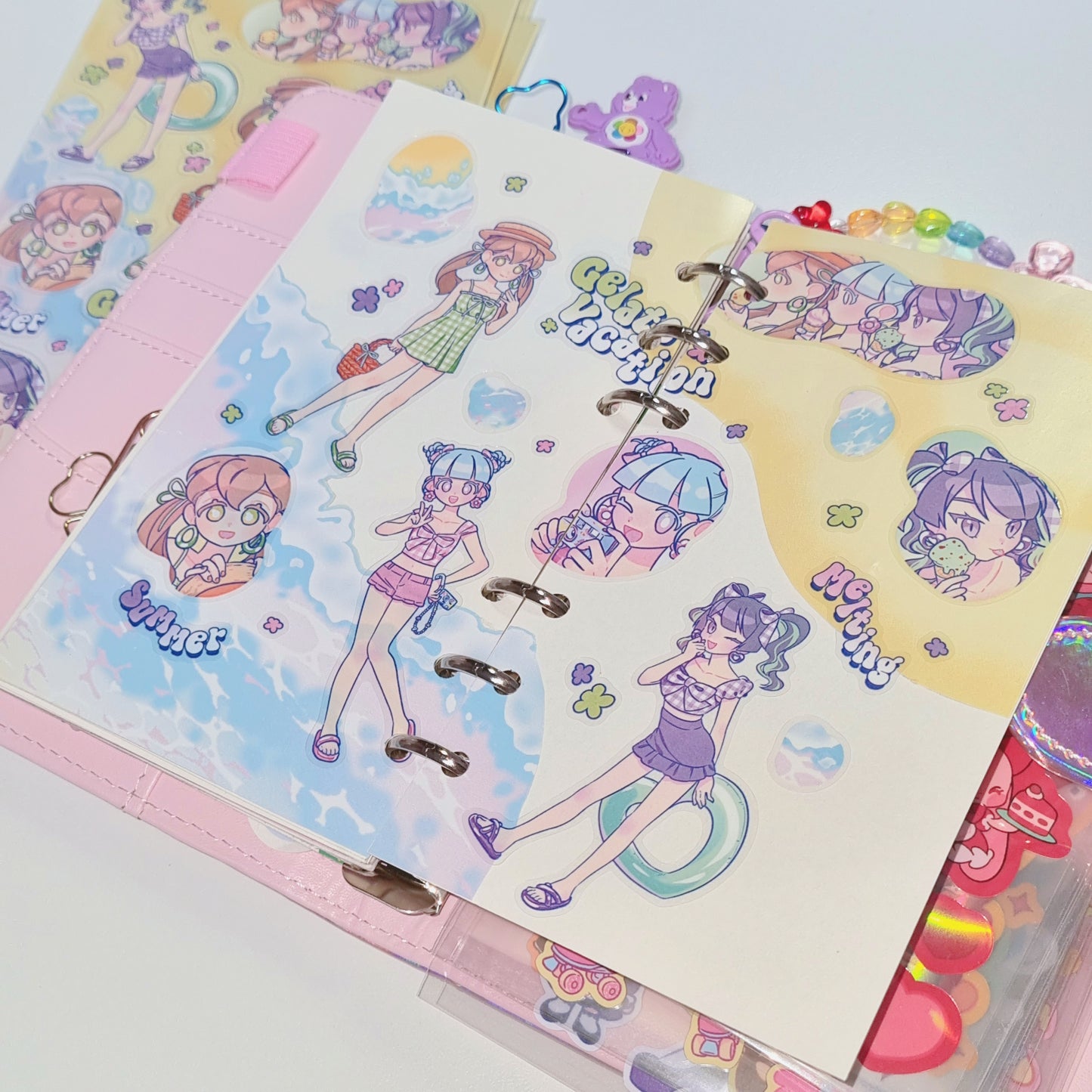 [KM10] Kitch Much 'Gelato Summer Vacation' Sticker Sheet