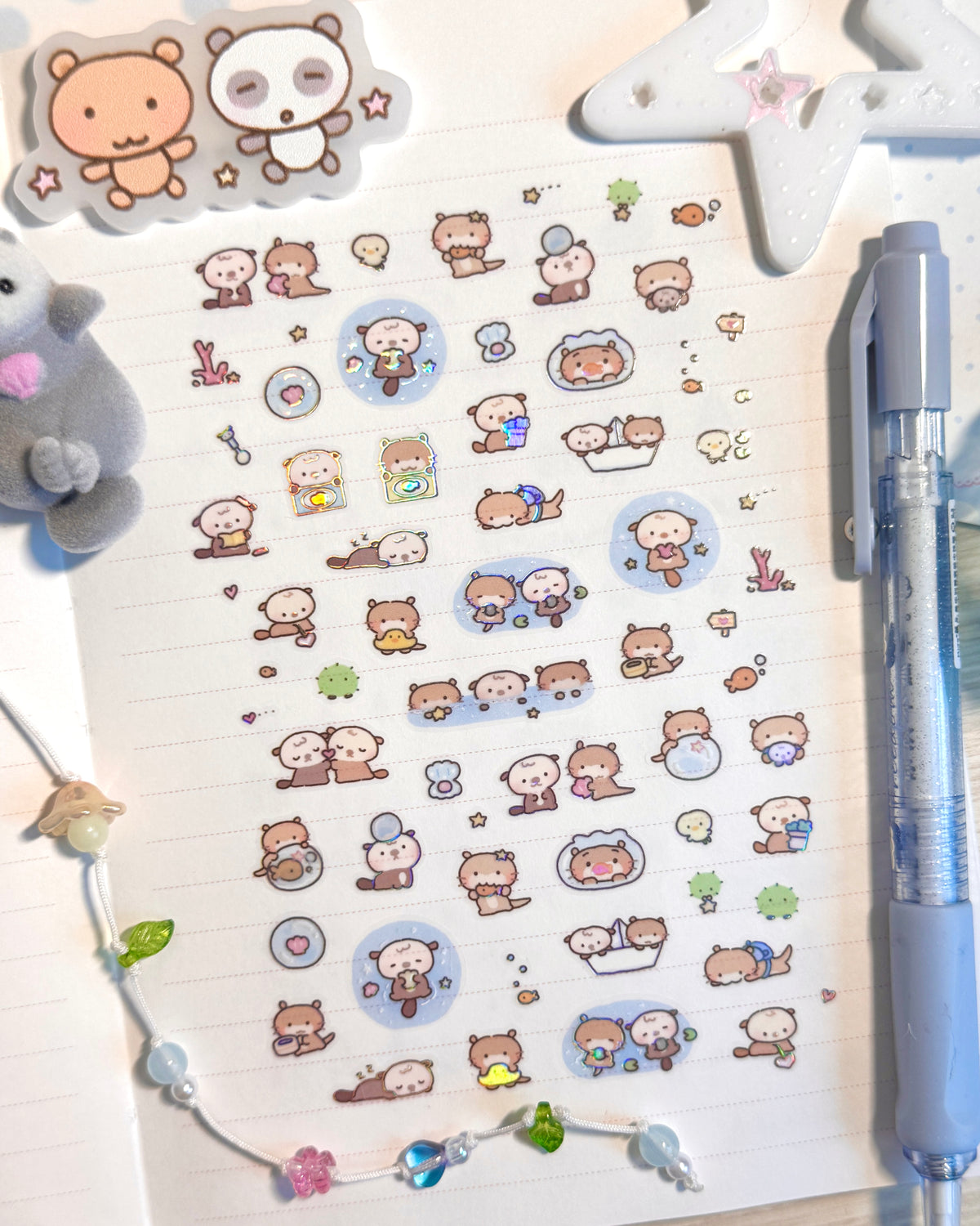 [MB47] NEW Maybean 'Pitter-Patter Friends/The Silly Dung Dungs' Kisscut Masking Tape (options)