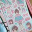 [GP32] NEW Ghost Peach 'Fluffy Soda Lookbook' Sticker Sheet