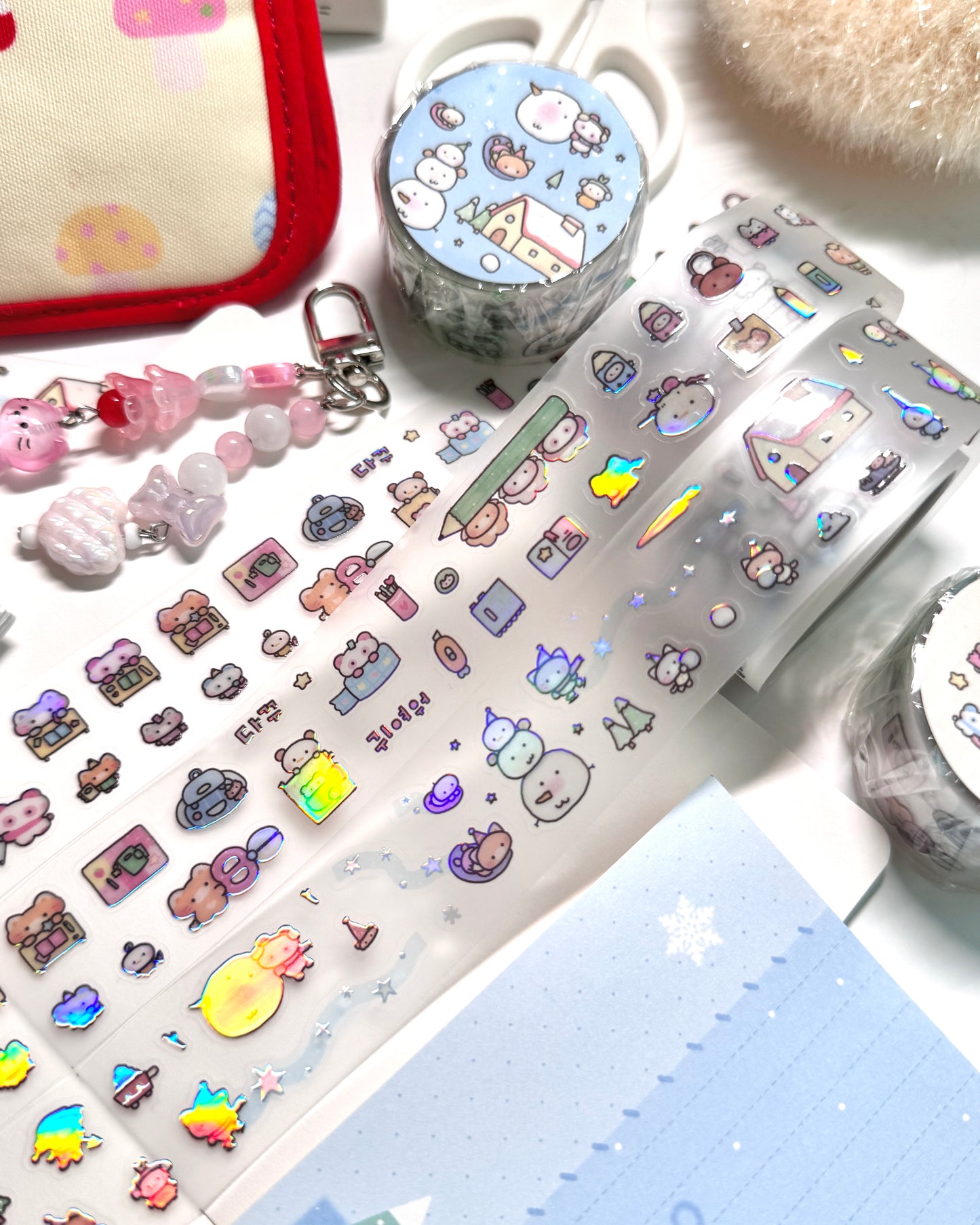 [MB21] Maybean 'It's Dakku Time!' Kisscut Masking Tape