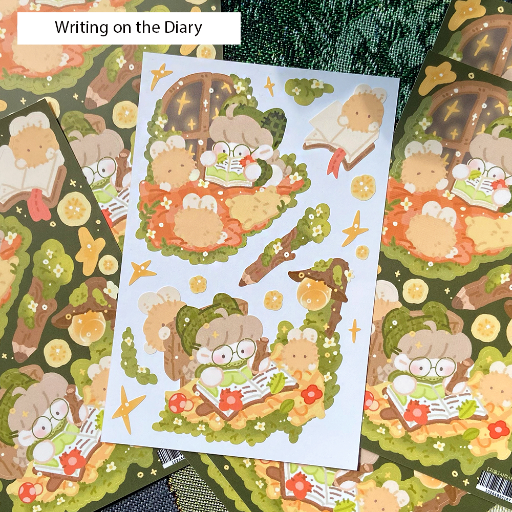 [JY06] Jeeyoom Fairytale Dakku Sticker Sheet Pack (Singles/Pack)