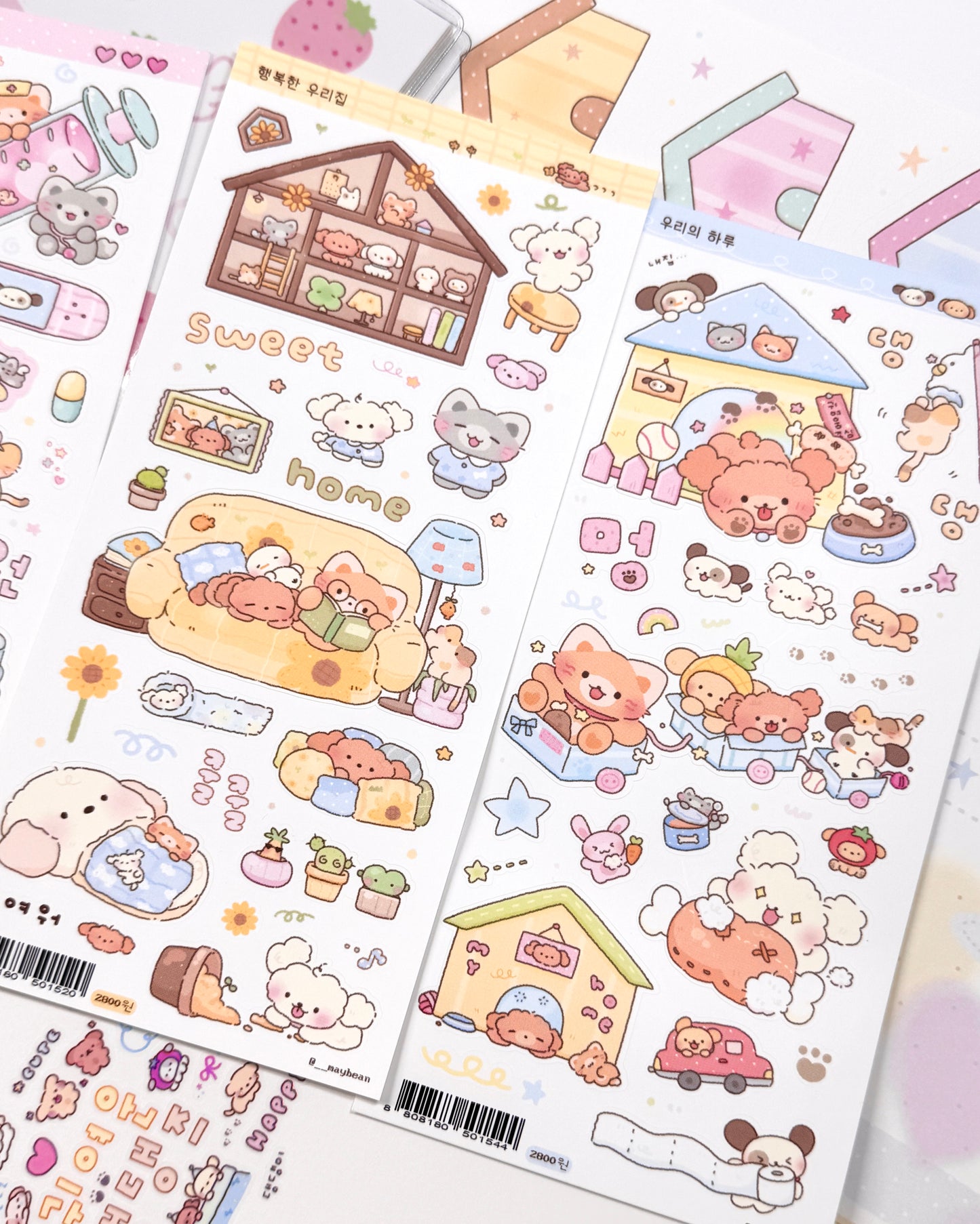 [MB04] Maybean 'You & I Story ' Sticker Sheet Pack (Single/Pack)