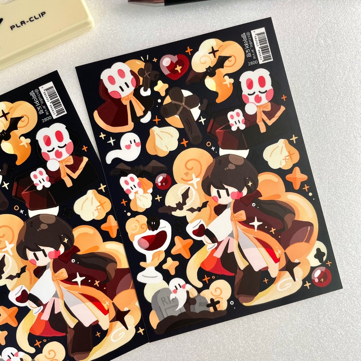 [STA27] Studio Arvie Halloween Sticker Pack (Singles/Pack)