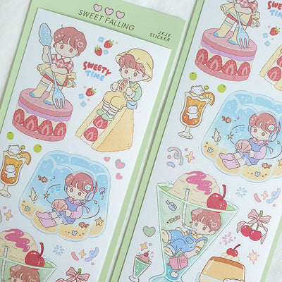 [JJ03] Jeje 'Sweet Falling' Sticker Sheet