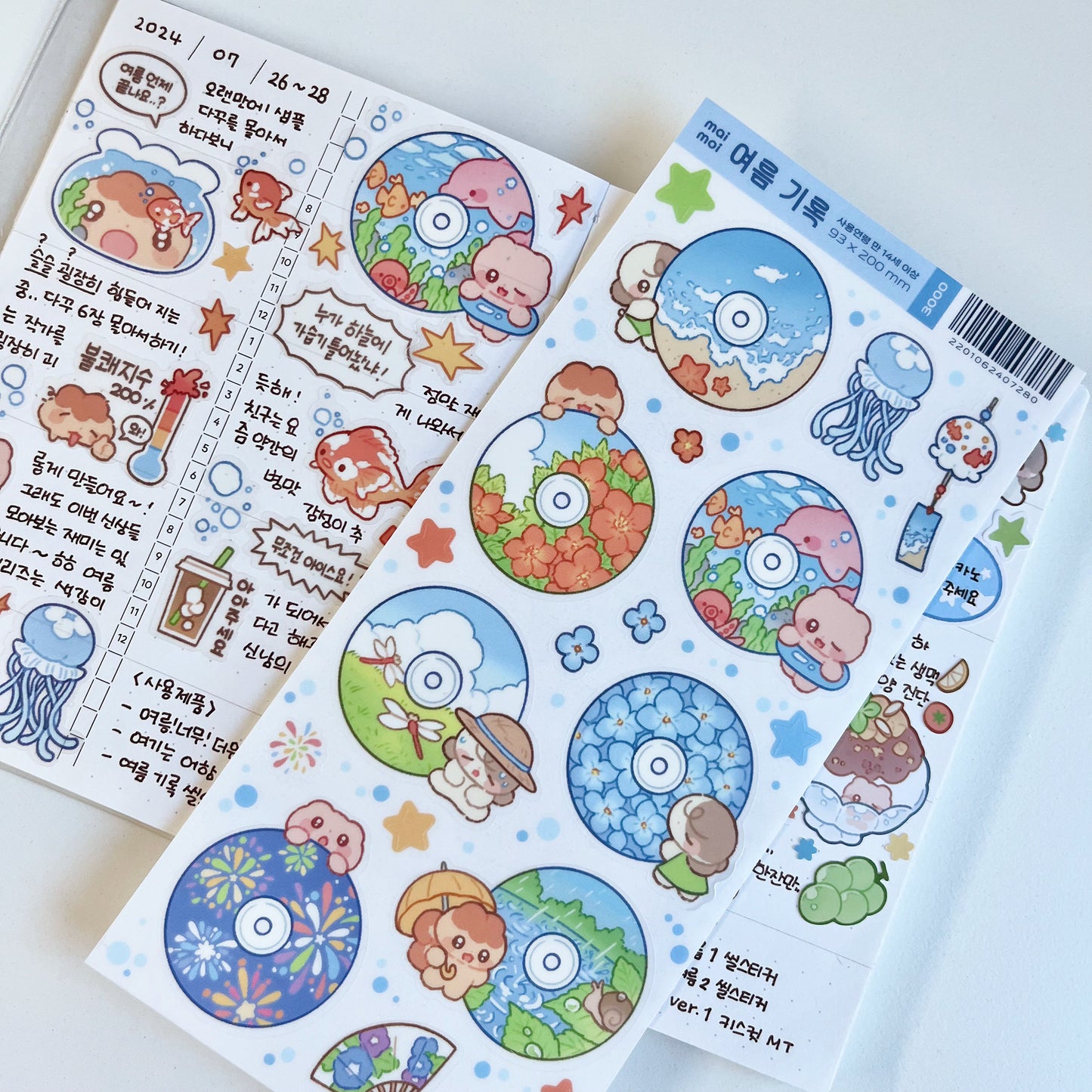 [MM56] Maimoi 'Summer Record' Sticker Sheet