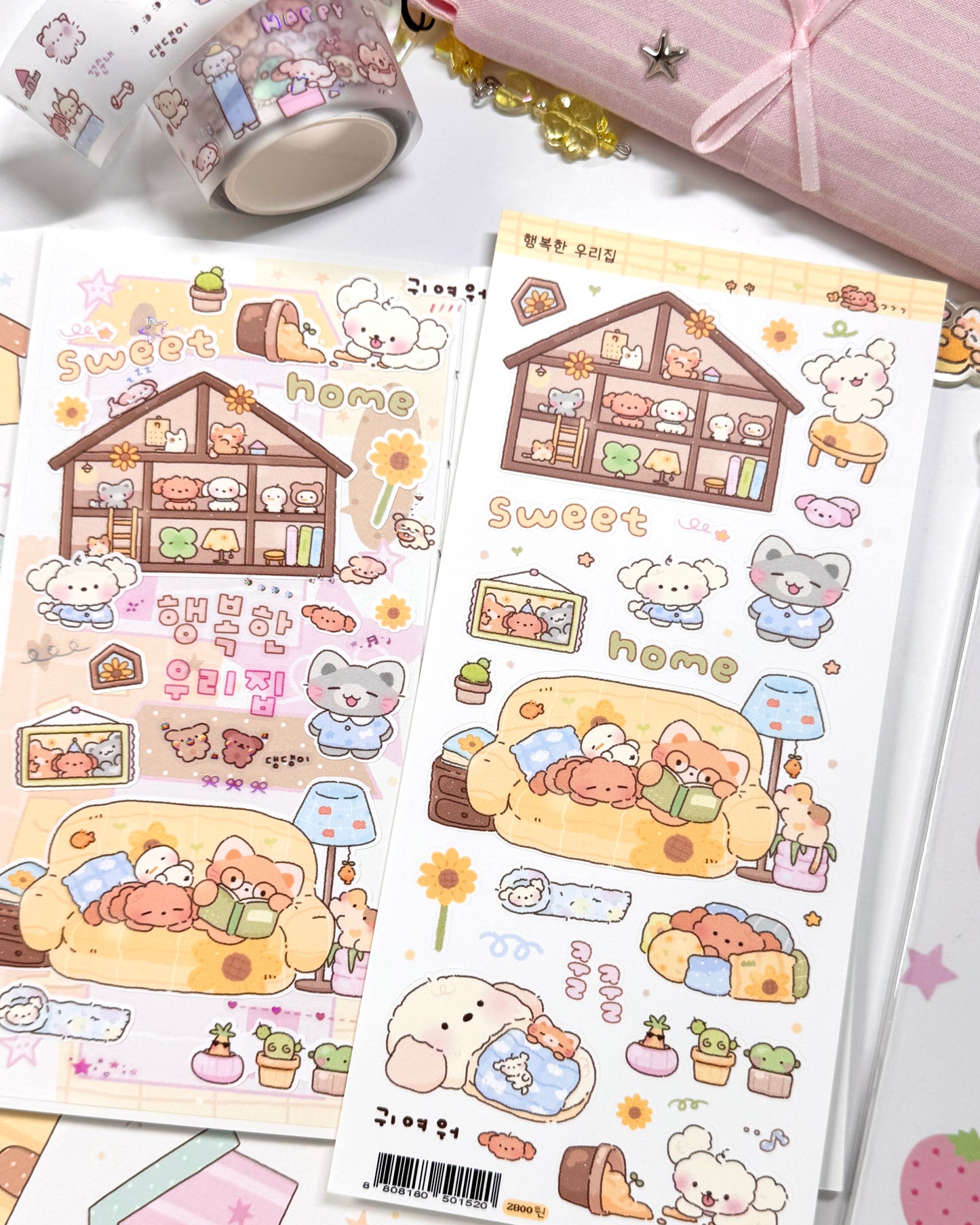 [MB04] Maybean 'You & I Story ' Sticker Sheet Pack (Single/Pack)