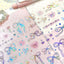 [MB44] NEW Maybean 'NEW 3D Holo Foil Kiss-Cut Masking Tape' (options)