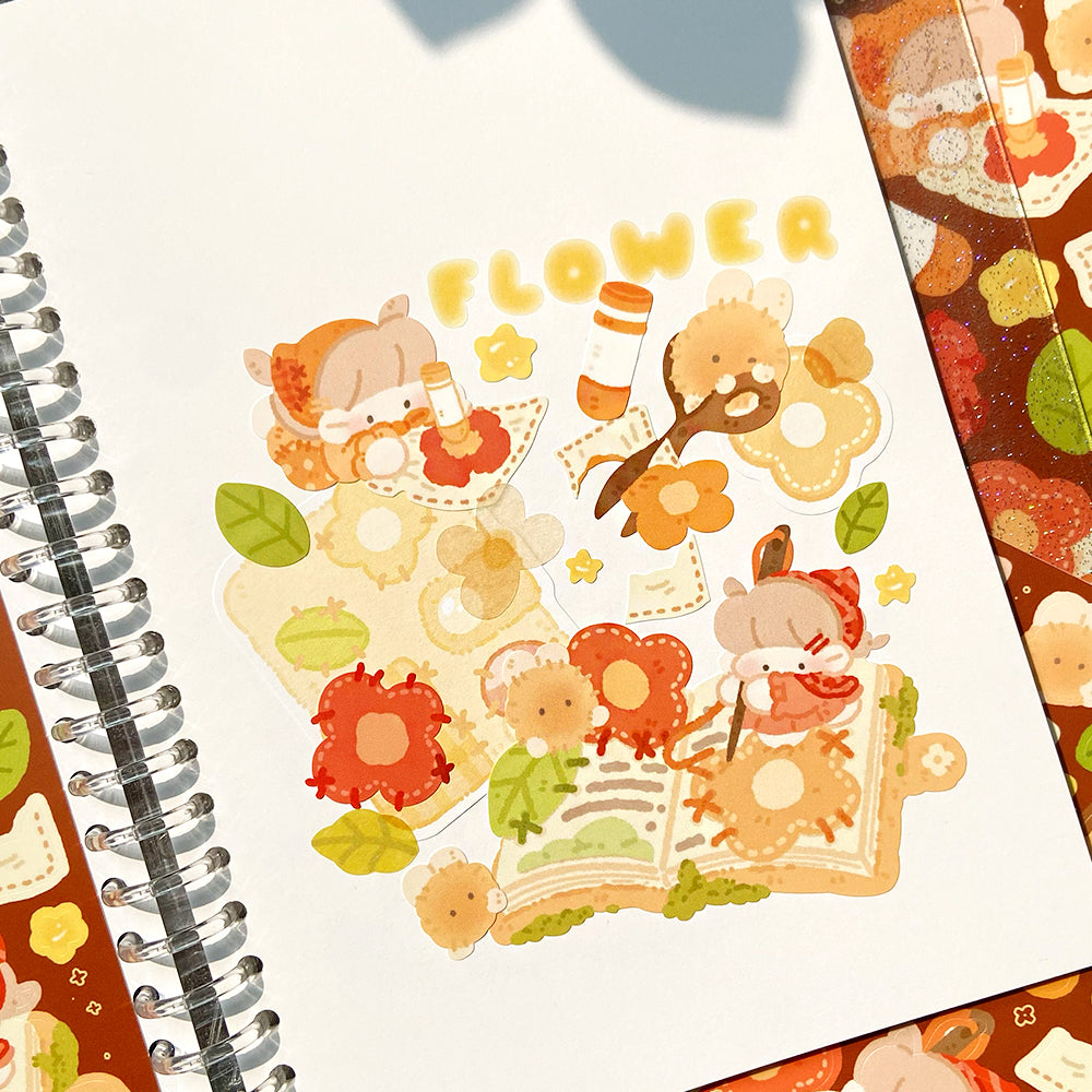 [JY06] Jeeyoom Fairytale Dakku Sticker Sheet Pack (Singles/Pack)