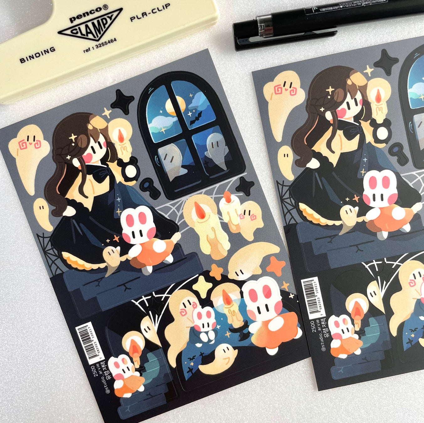 [STA27] Studio Arvie Halloween Sticker Pack (Singles/Pack)