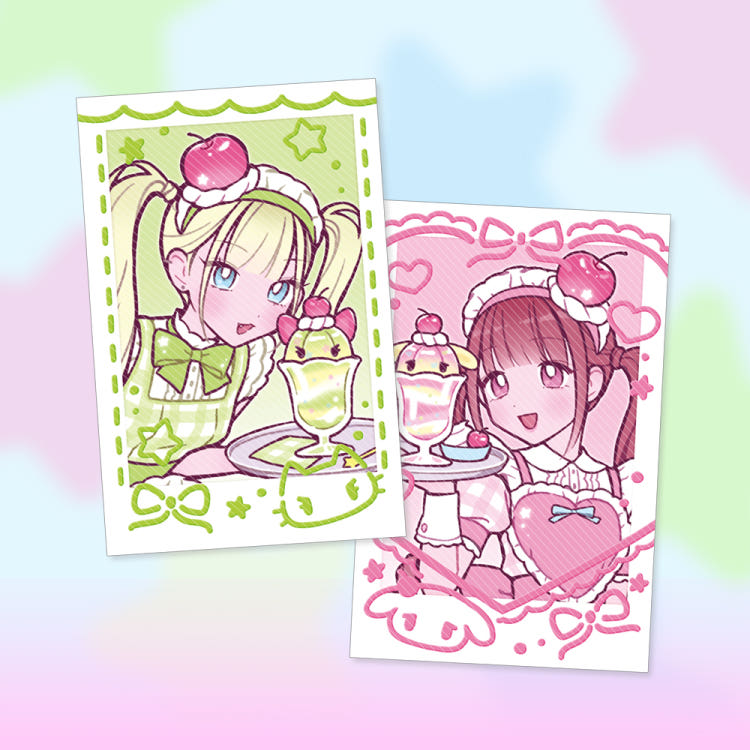 [MX79] Maxxie Club 'Jelly Cafe' Polaroid Set