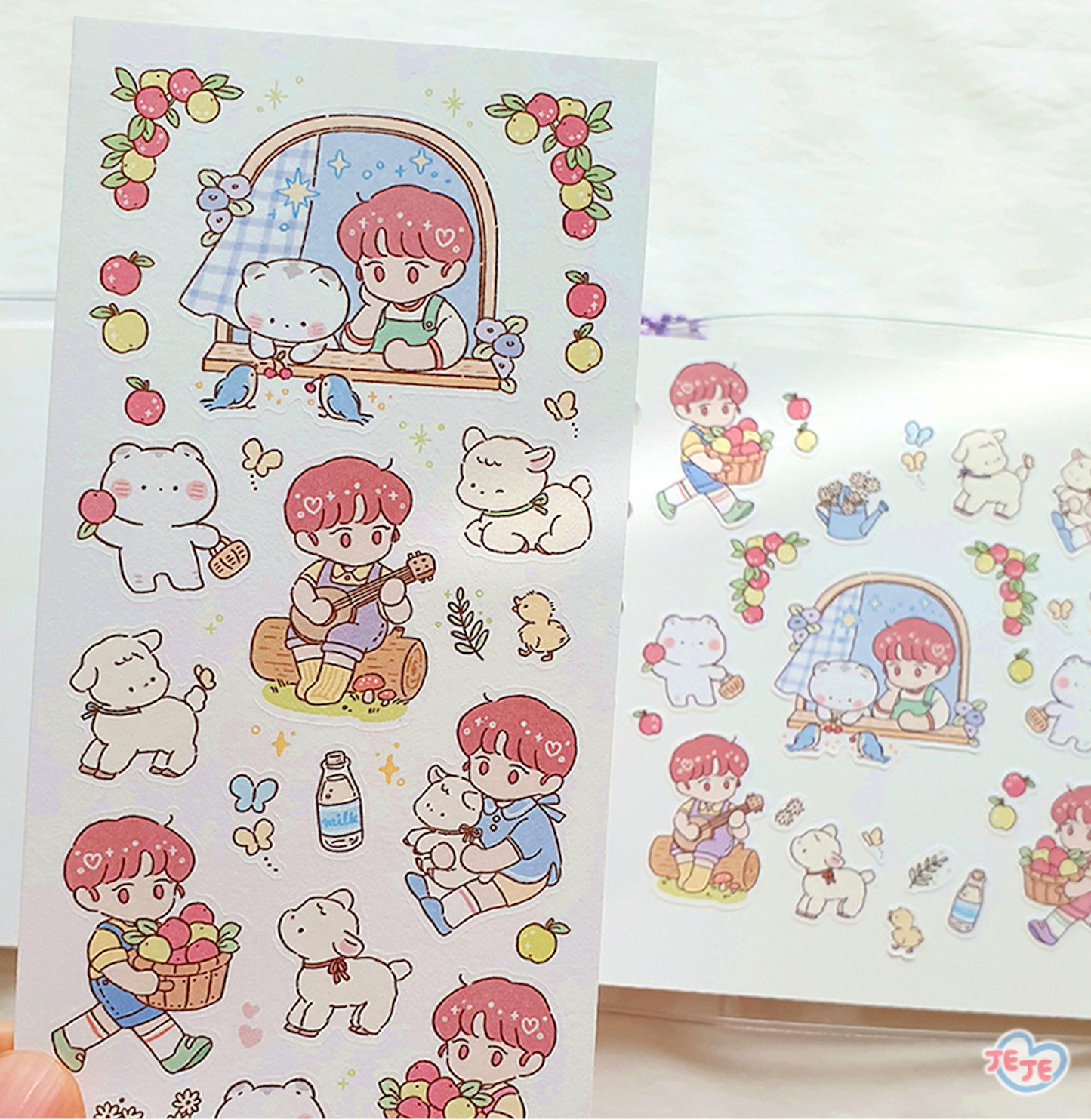 [JJ12] Jeje 'Forest Mate' Sticker Sheet
