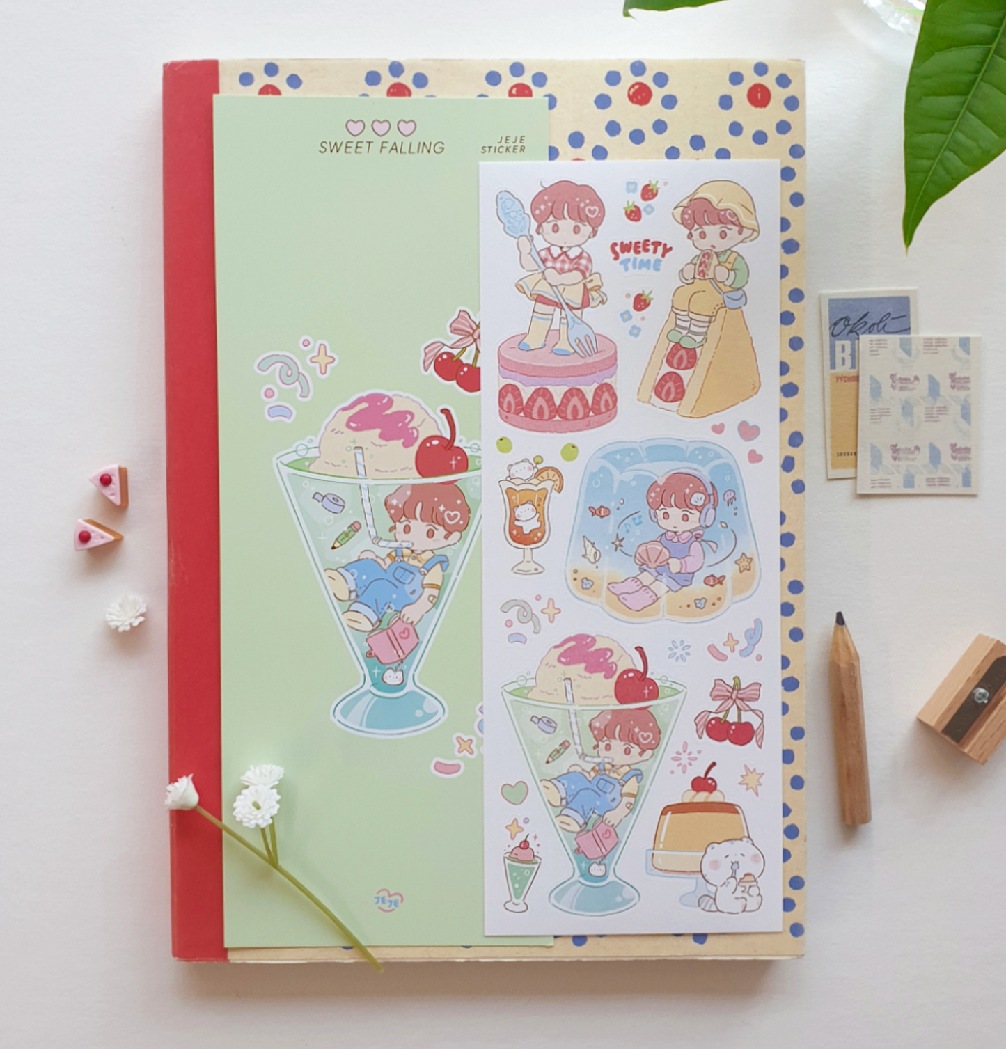 [JJ03] Jeje 'Sweet Falling' Sticker Sheet