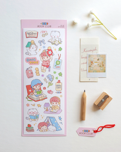 [JJ15] Jeje 'Book Club' Sticker Sheet