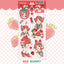 [GP09] Ghost Peach 'Kitch Berry RED Bunny' Sticker Sheet